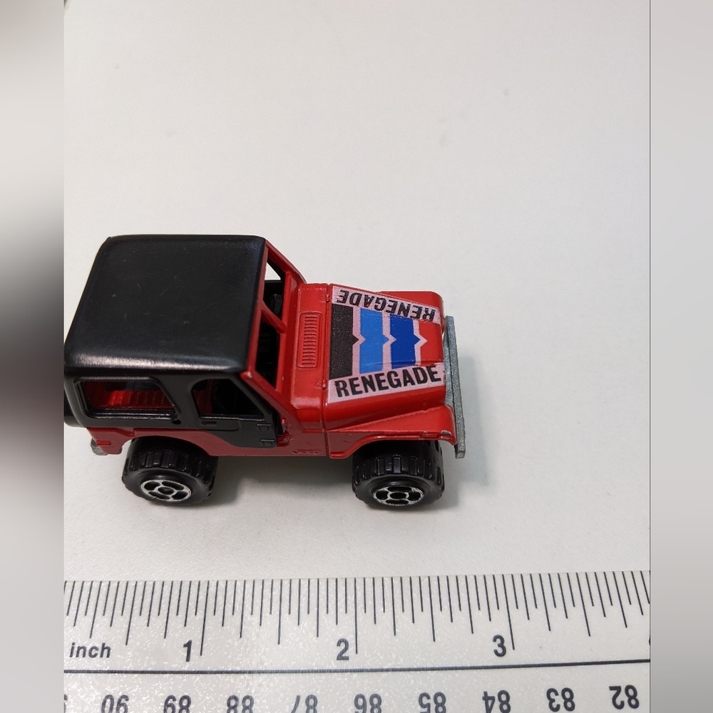 Vintage Metal Jeep Renegade 4x4 Majorette #244